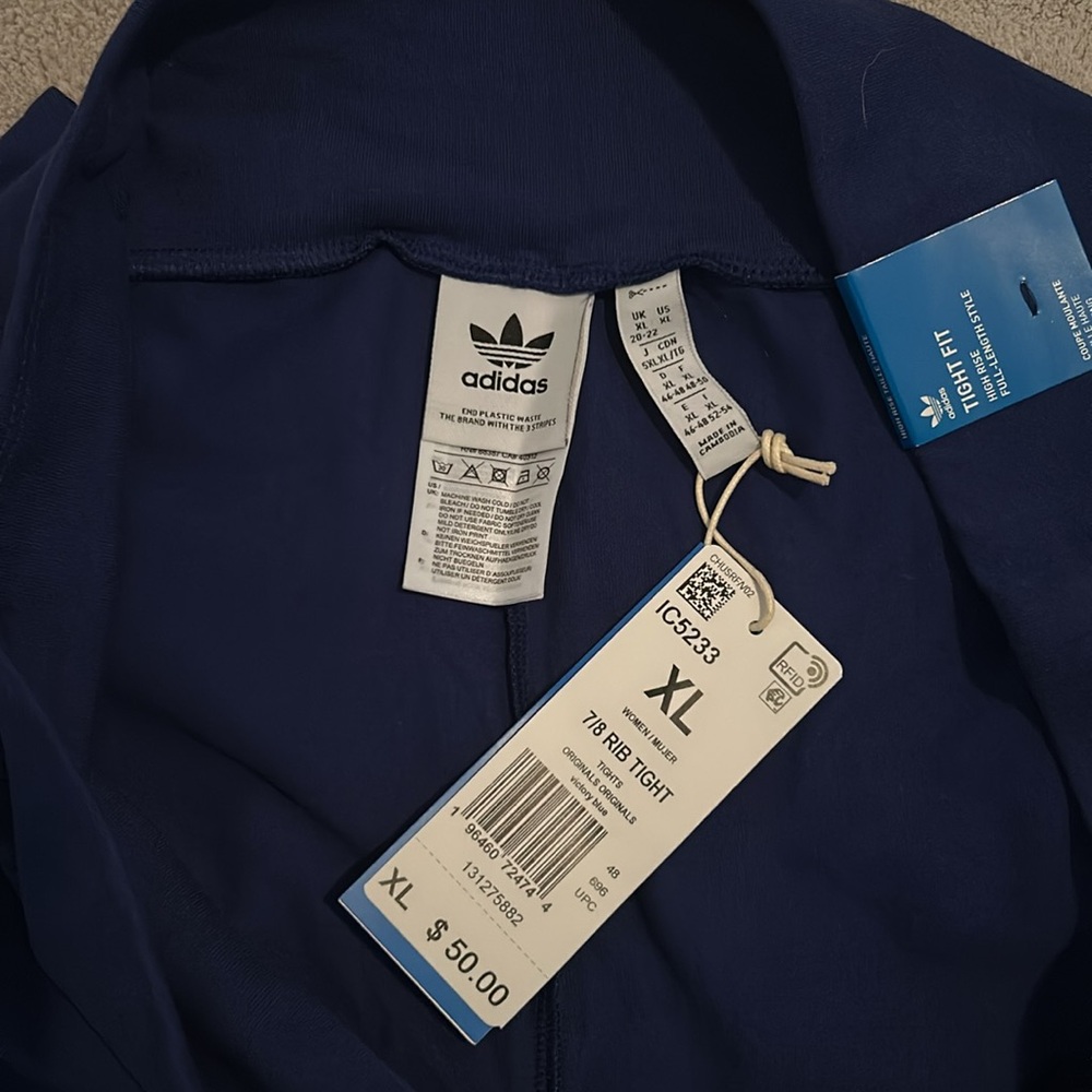 Adidas Legging 7/8 Rib Tight - Picture 8 of 9